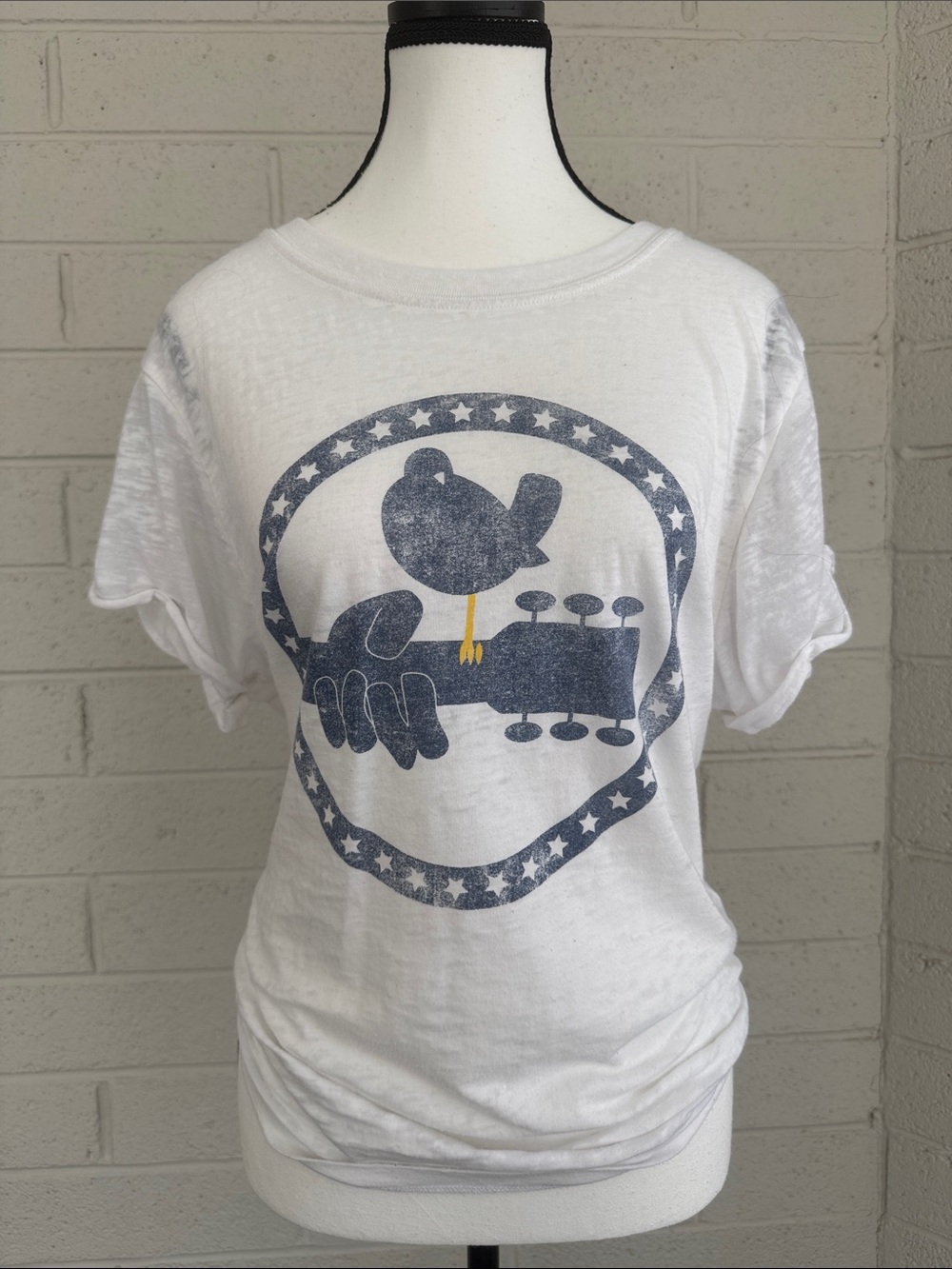 Oddpeople by Recycled Karma Woodstock Burnout Tee Medium